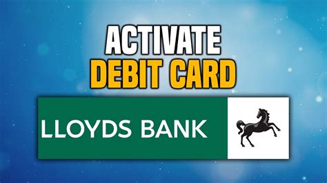 lloyds online banking debit card